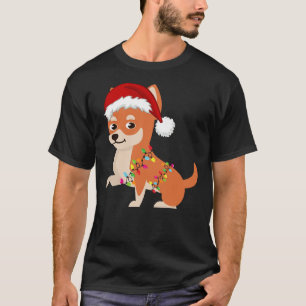 Chihuahua Holiday Christmas Light Chihuahua Christ T-Shirt