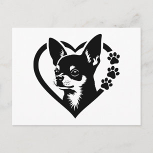 Chihuahua Holiday Postcard