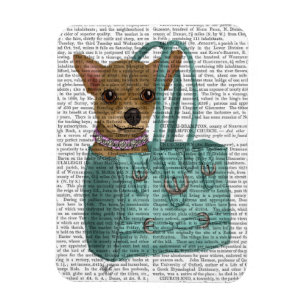 Chihuahua In Bag Magnet