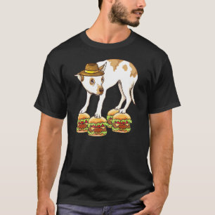 Chihuahua In Hat Balancing On Hamburgers Dank Meme T-Shirt