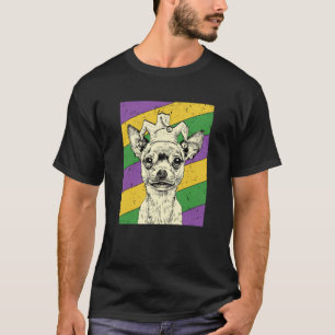 Chihuahua Jester Mardi Gras Dog Mom or Dad T-Shirt