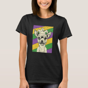 Chihuahua Jester Mardi Gras Dog Mom or Dad T-Shirt