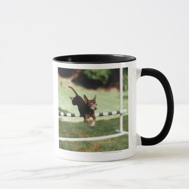 Chihuahua Jumping Hurdle Mug (Right)