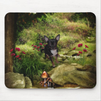 Chihuahua Kawaii Scene 2 Mouse Pad