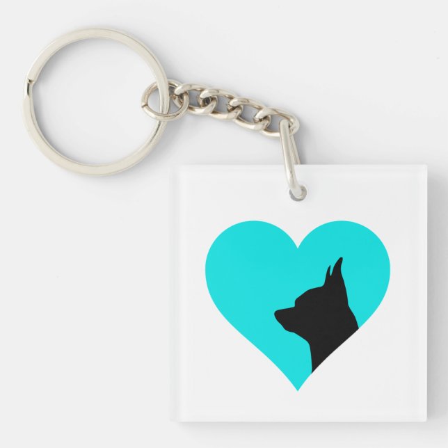 Chihuahua     key ring (Front)