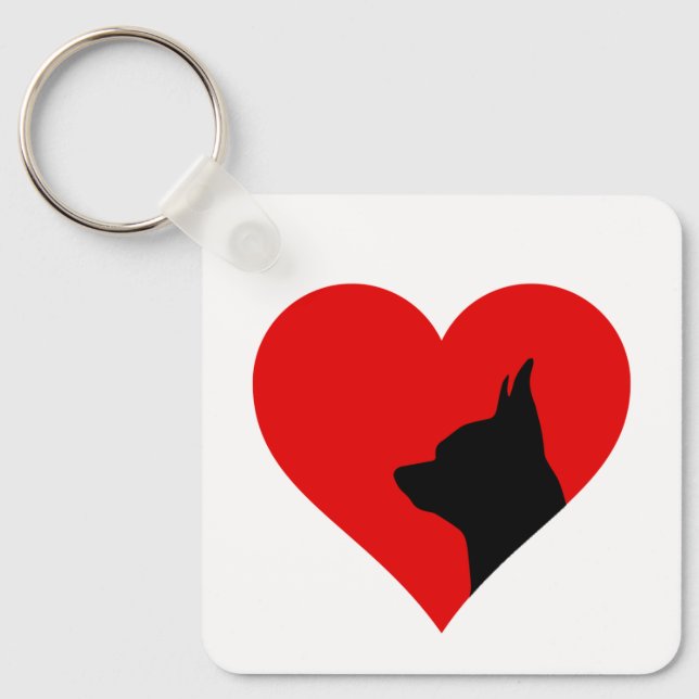 Chihuahua      key ring (Front)