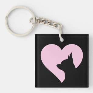 Chihuahua key ring