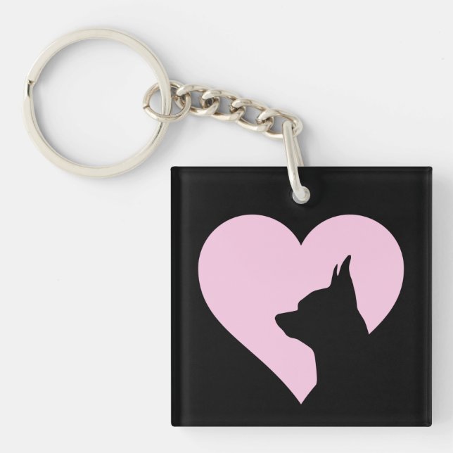 Chihuahua    key ring (Front)