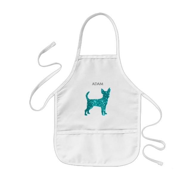 Chihuahua kids apron. Personalized name. Apron (Front)