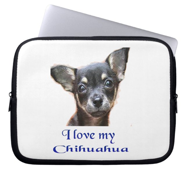 Chihuahua Laptop Sleeve (Front)