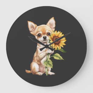 Chihuahua large clock