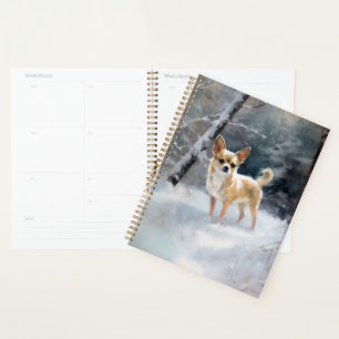 Chihuahua Let It Snow Christmas Planner