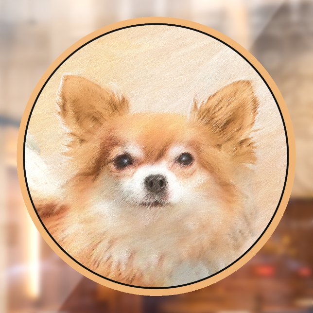Chihuahua Long-Haired Dog Painting Original Art (Sheet 2)