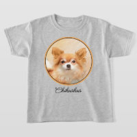 Chihuahua Long-Haired Dog Painting Original Art
