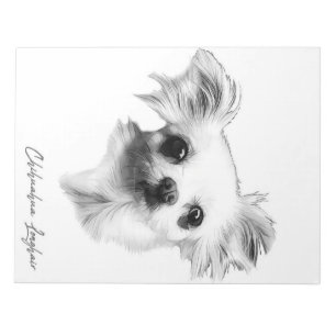 Chihuahua longhair dog_Dog Lover Notepad