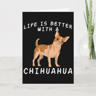 Chihuahua Love - Chiuaua Dog Mum Lovers Saying Chi Card