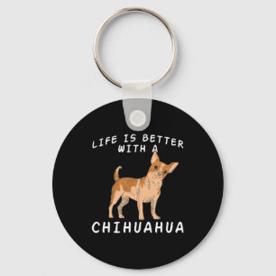 Chihuahua Love Chiuaua Dog Mum Lovers Saying Chiwa Key Ring