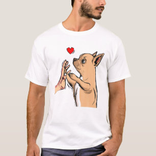 Chihuahua Love Funny Dog Mum Girls Gift T-Shirt