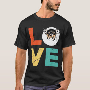 Chihuahua Love Heart Xmas Valentines Day T-Shirt
