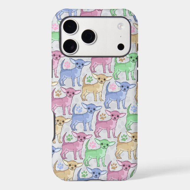 Chihuahua Lover Colourful Pattern (Back)