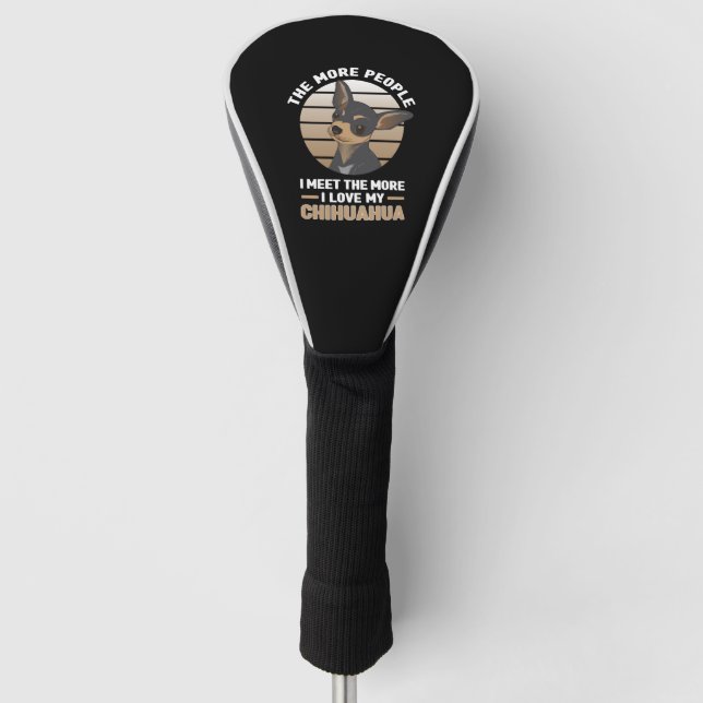 Chihuahua lover golf head cover (Front)