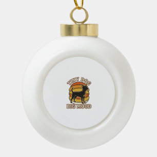 Chihuahua Lover Shirt Retro Engraved Dog Humour De Ceramic Ball Christmas Ornament