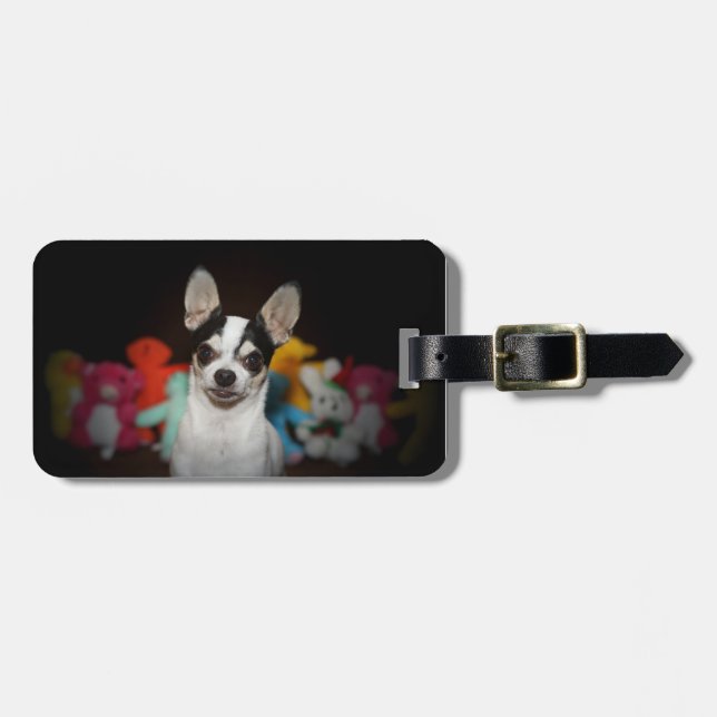 Chihuahua Luggage Tag (Front Horizontal)