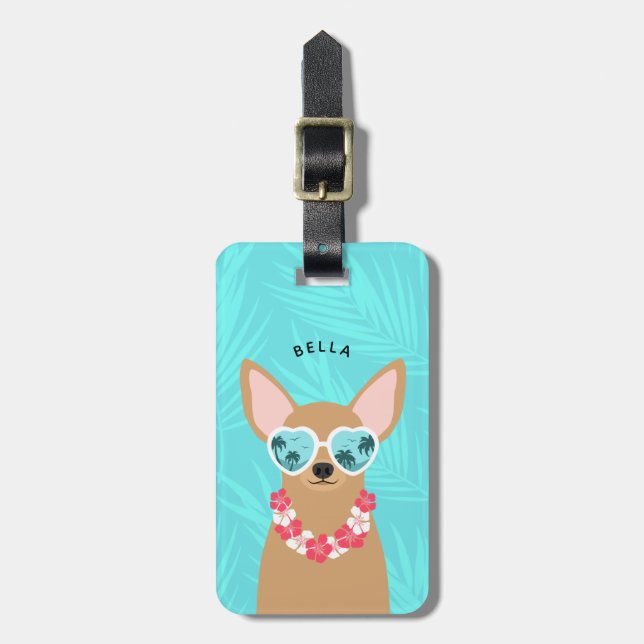 Chihuahua Luggage Tags (Front Vertical)