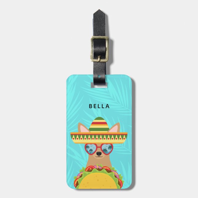 Chihuahua Luggage Tags (Front Vertical)