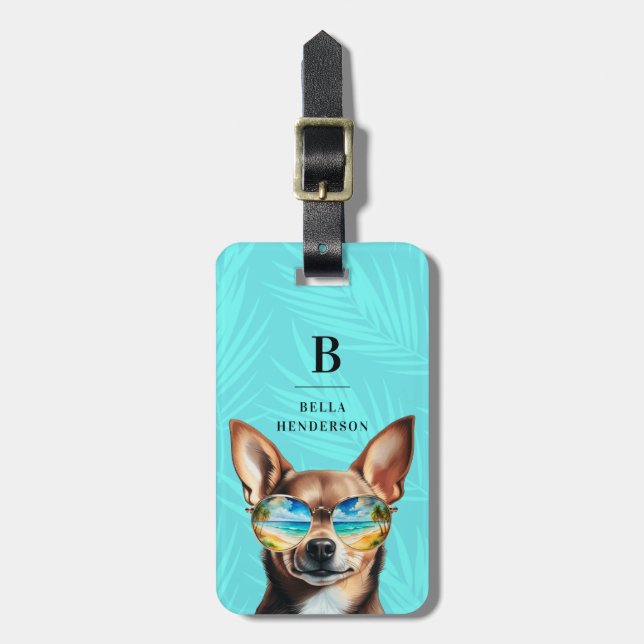 Chihuahua Luggage Tags (Front Vertical)