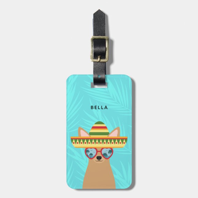 Chihuahua Luggage Tags (Front Vertical)