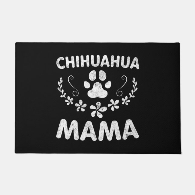 Chihuahua Mama Doormat (Front)