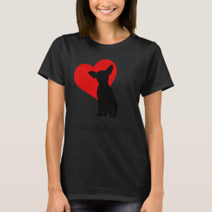 Chihuahua Mama Gift Women Dog Lovers Chiwawa Pets  T-Shirt