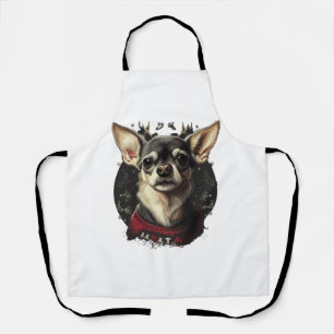 Chihuahua  Merry Christmas  X-Mas Tree  Cute   Apron