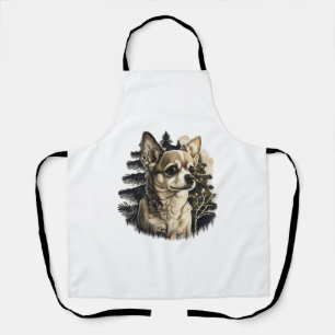Chihuahua  Merry Christmas  X-Mas Tree  Cute       Apron