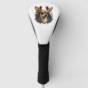 Chihuahua  Merry Christmas  X-Mas Tree  Cute  Golf Head Cover