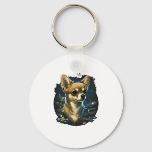 Chihuahua  Merry Christmas  X-Mas Tree  Cute    Key Ring