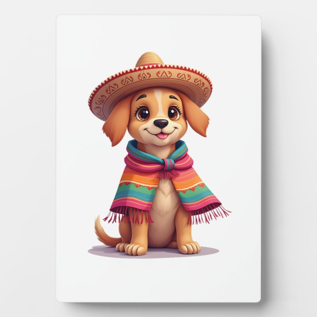 Chihuahua  Mexico  Cinco de Mayo  Funny Dog  (1) Plaque (Front)