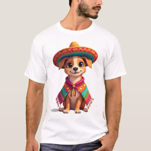 Chihuahua  Mexico  Cinco de Mayo  Funny Dog  (4) T-Shirt
