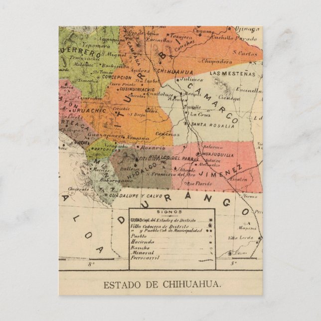 Chihuahua, Mexico Postcard (Front)