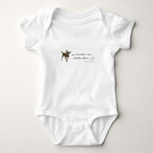 chihuahua - more breeds baby bodysuit