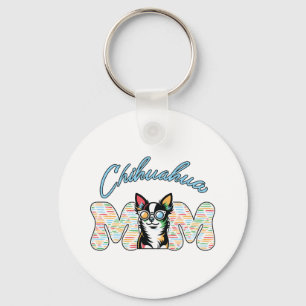 Chihuahua Mum Key Ring