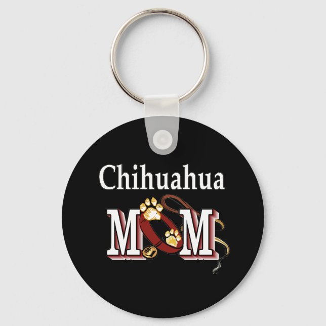 chihuahua mum Keychain (Front)