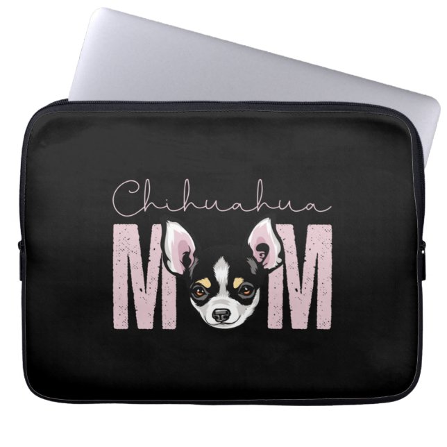 Chihuahua Mum Laptop Sleeve (Front)