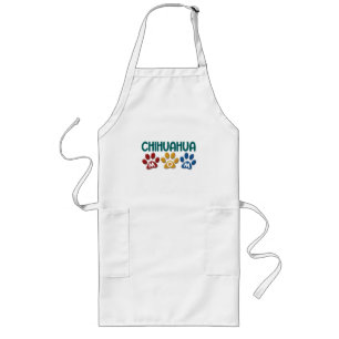 CHIHUAHUA Mum Paw Print 1 Long Apron