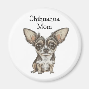 Chihuahua Mum Proud Chi Owner Magnet