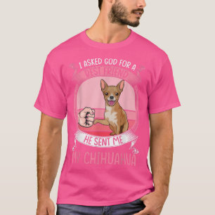 Chihuahua Mum Retro Chihuahua Apparel Quote for Wo T-Shirt
