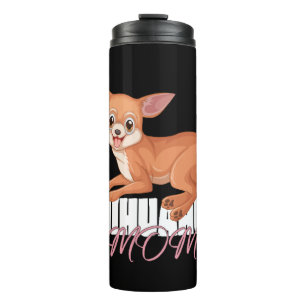 Chihuahua Mum Shirt Mothers Day Pet Owner Thermal Tumbler