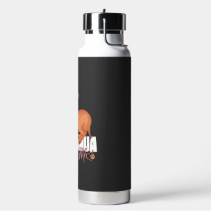 Chihuahua Mum Shirt Mothers Day Pet Owner Water Bottle