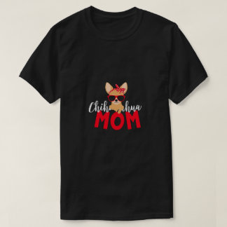 Chihuahua Mum with Sunglasses and Bandanna T-Shirt